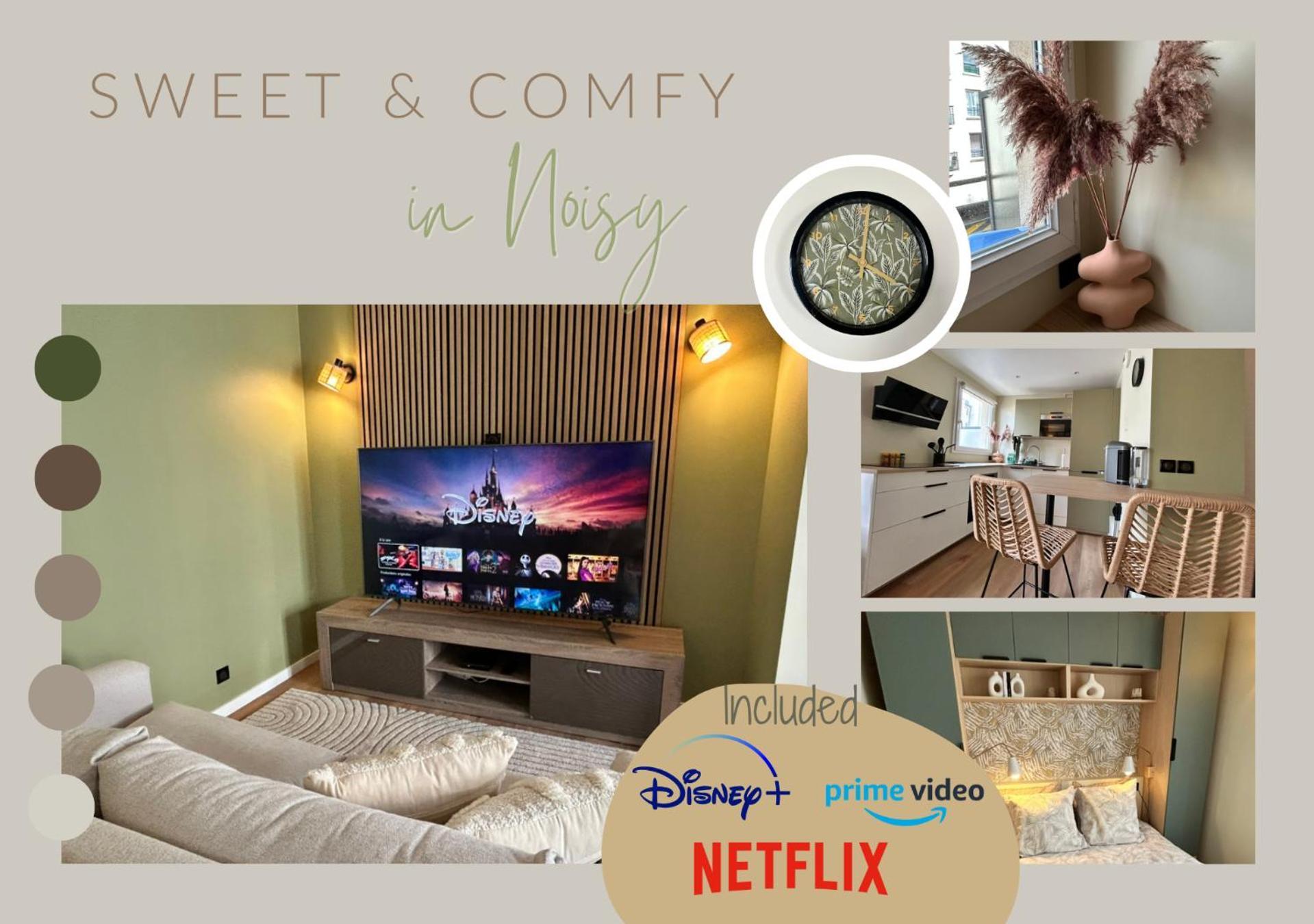Sweet And Comfy In Hyper City Center With Netflix, Prime And Disney Plus Included Noisy-le-Grand Buitenkant foto